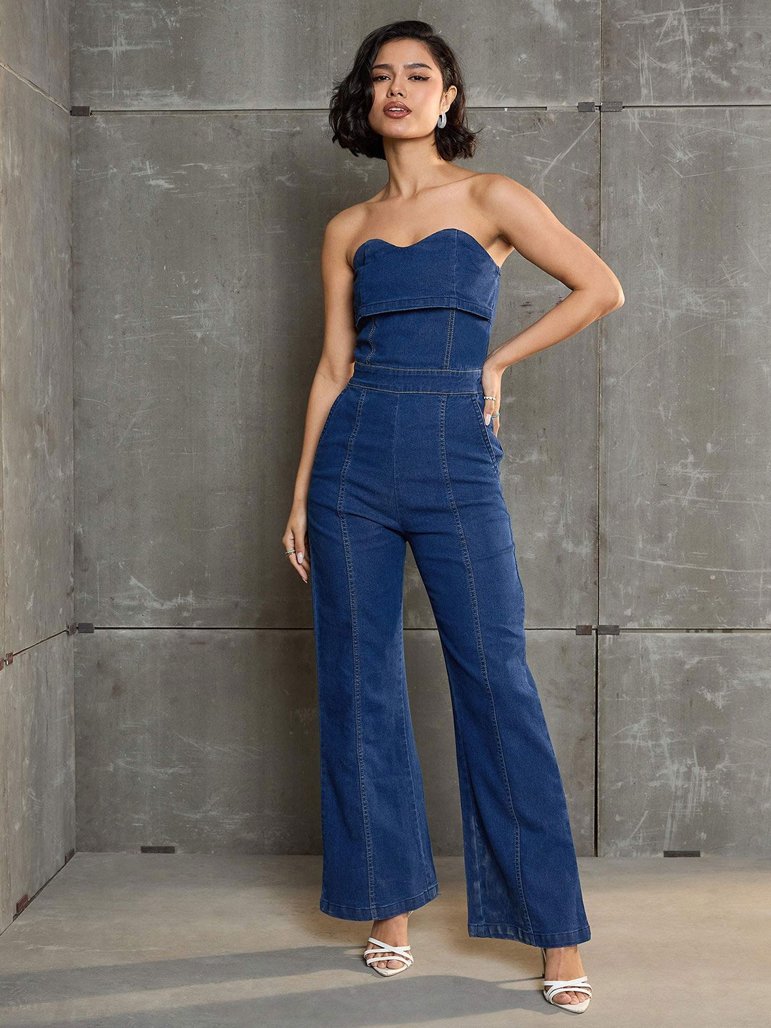 Off shoulder jumpsuit