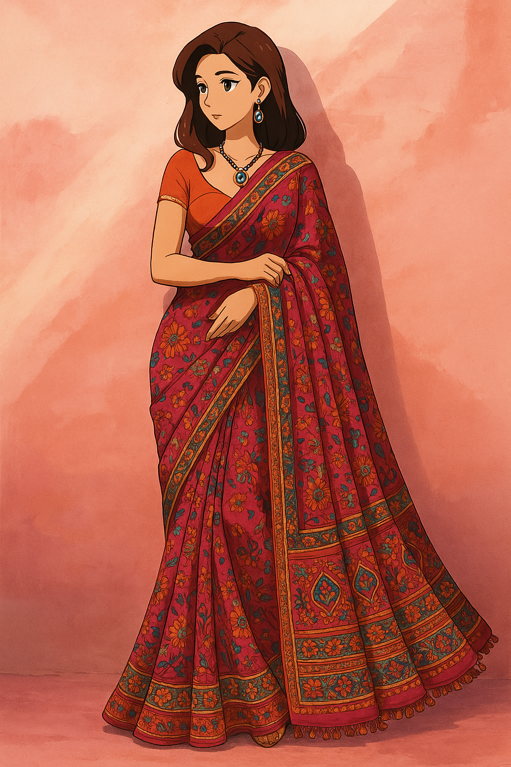 ghibli saree designs new