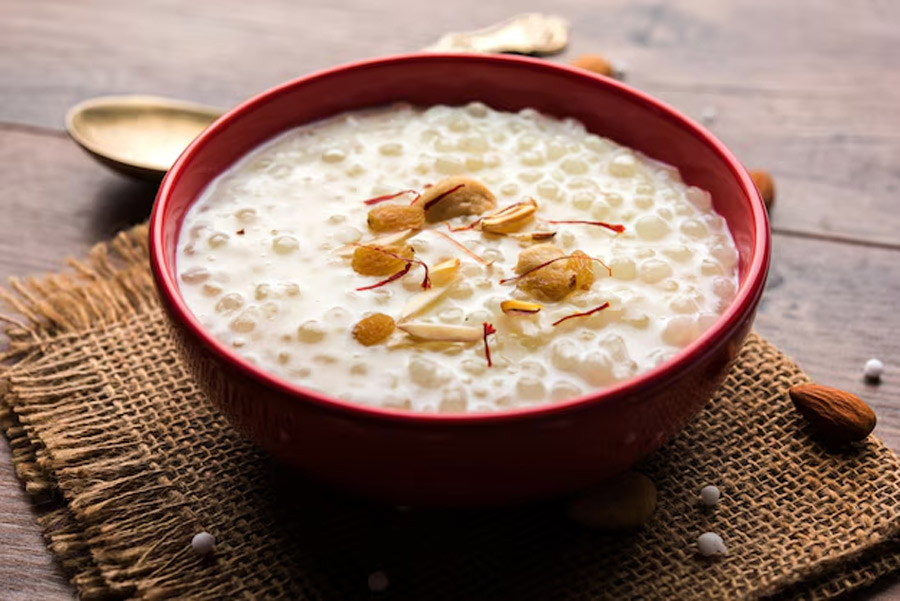 sabudana dry fruits kheer