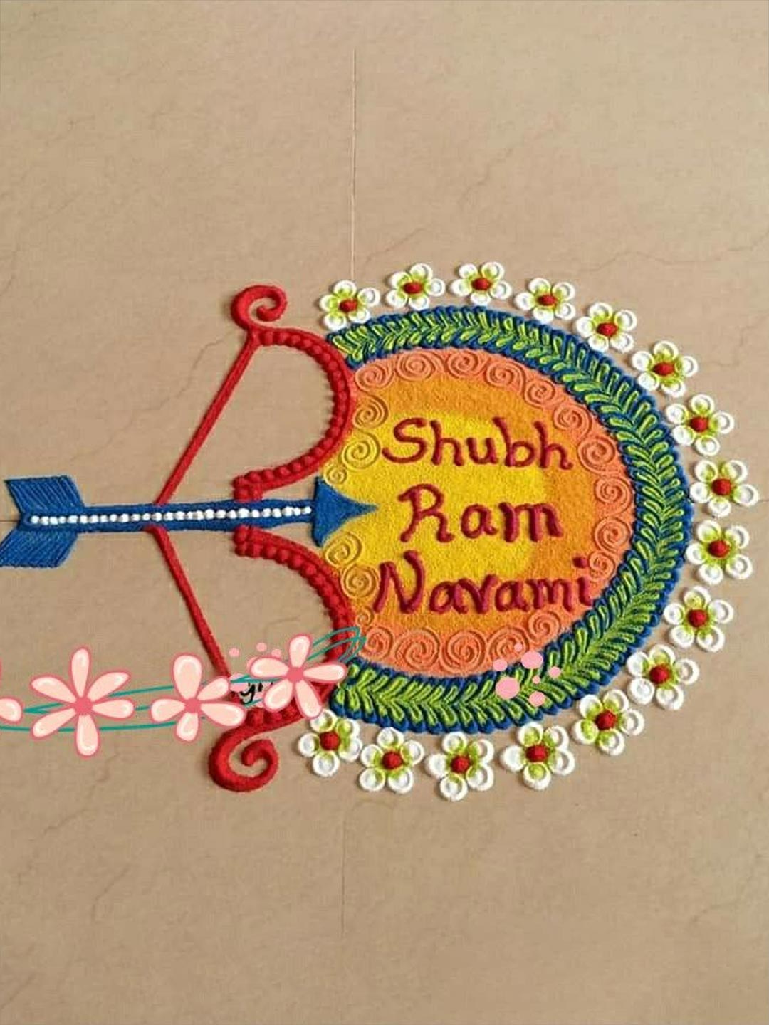 Shri Ram rangoli images