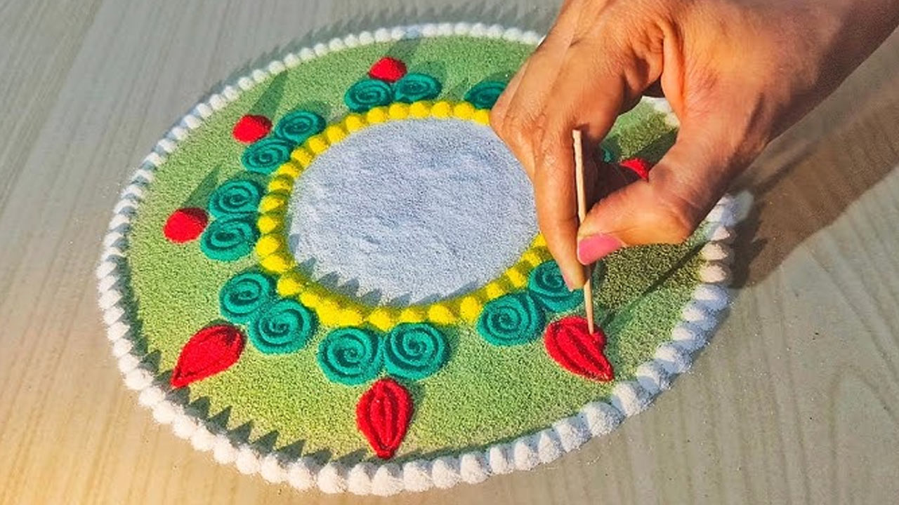 Simple Rangoli Design