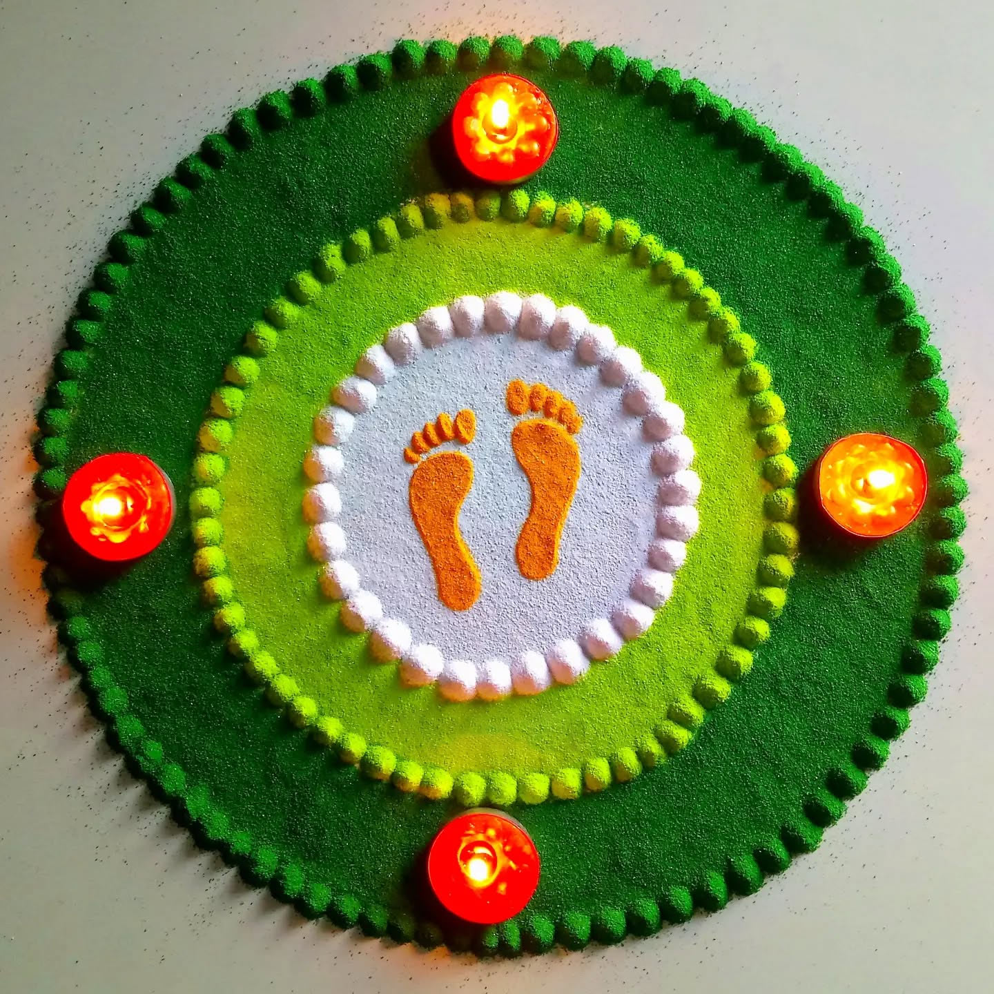 rangoli design for navratri