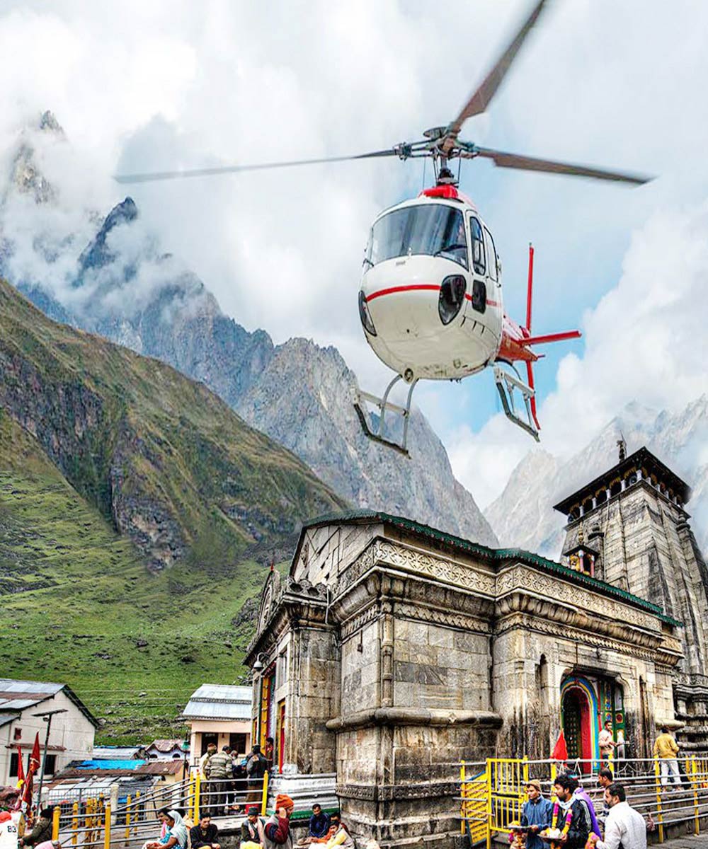 how to book helicopter for kedarnath