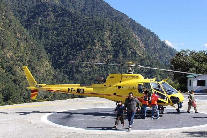 kedarnath helicopter booking pric