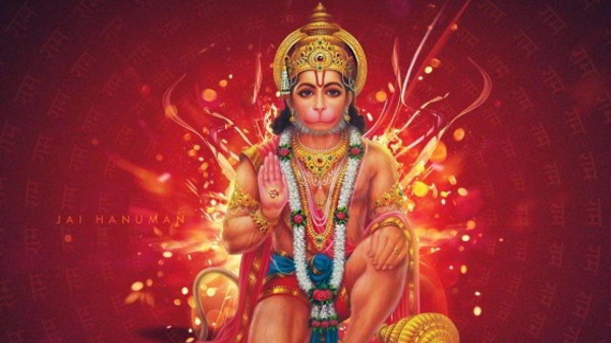 hanuman ji puja with hanuman chalisa