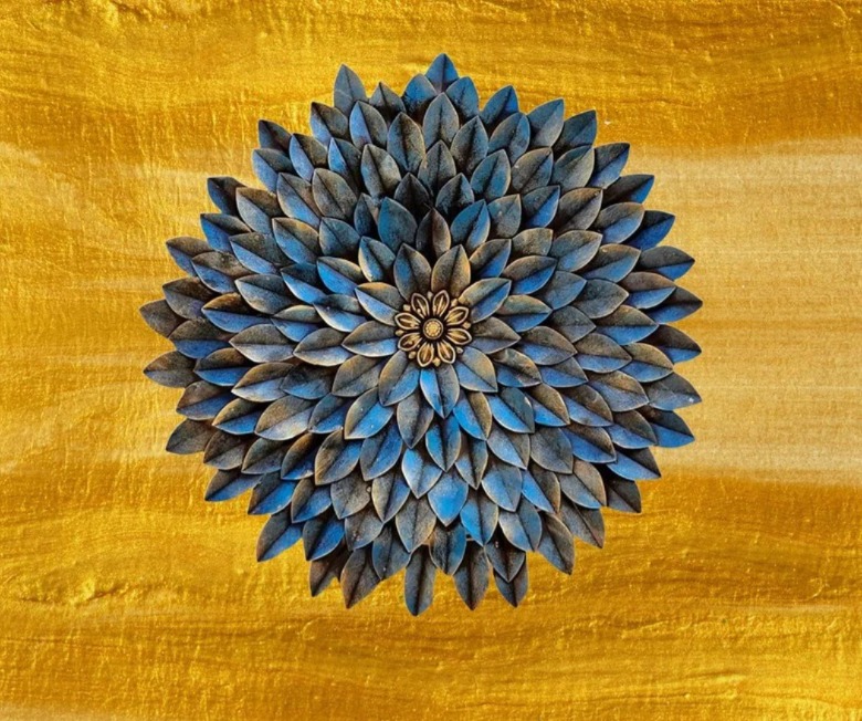 how to make feather decoration item