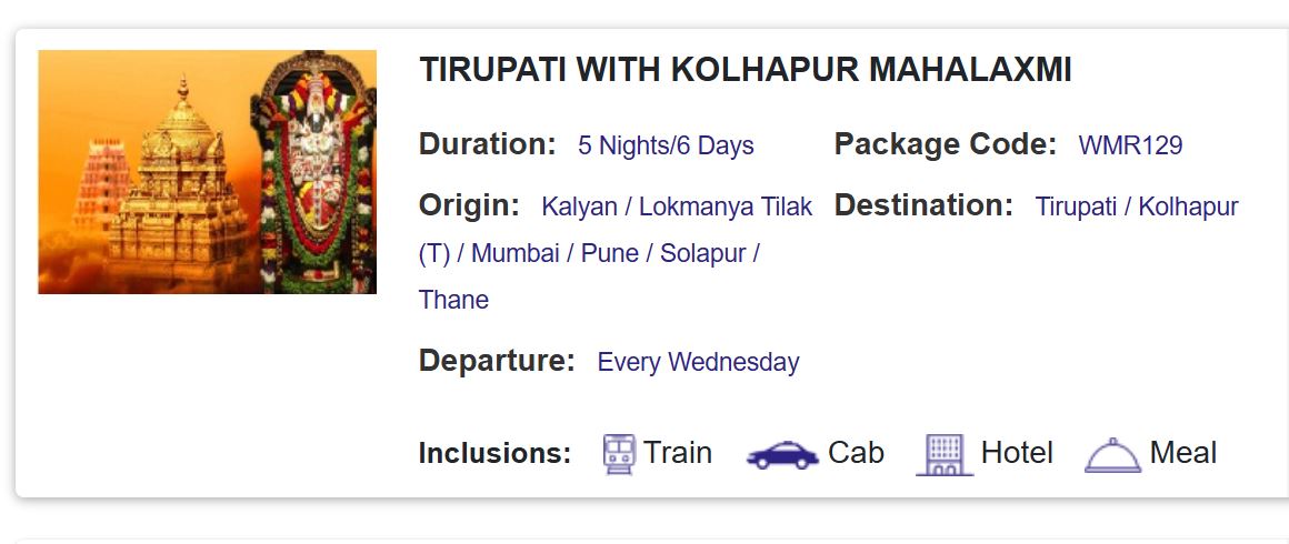 summer vacation irctc tour packages under 50000s