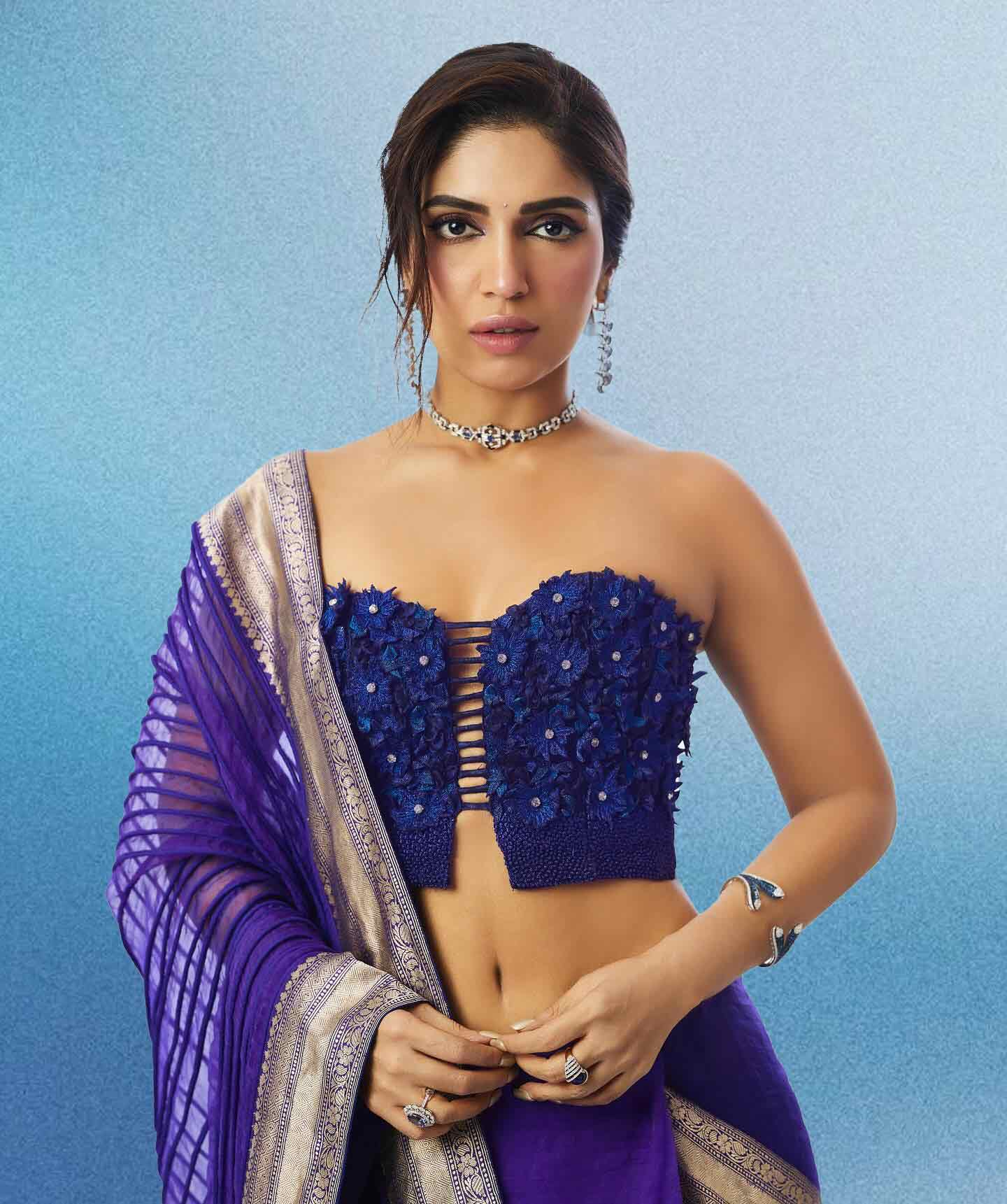 shimmery corset blouse