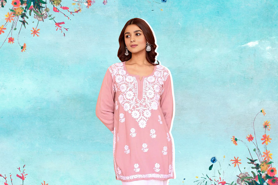 pink kurti