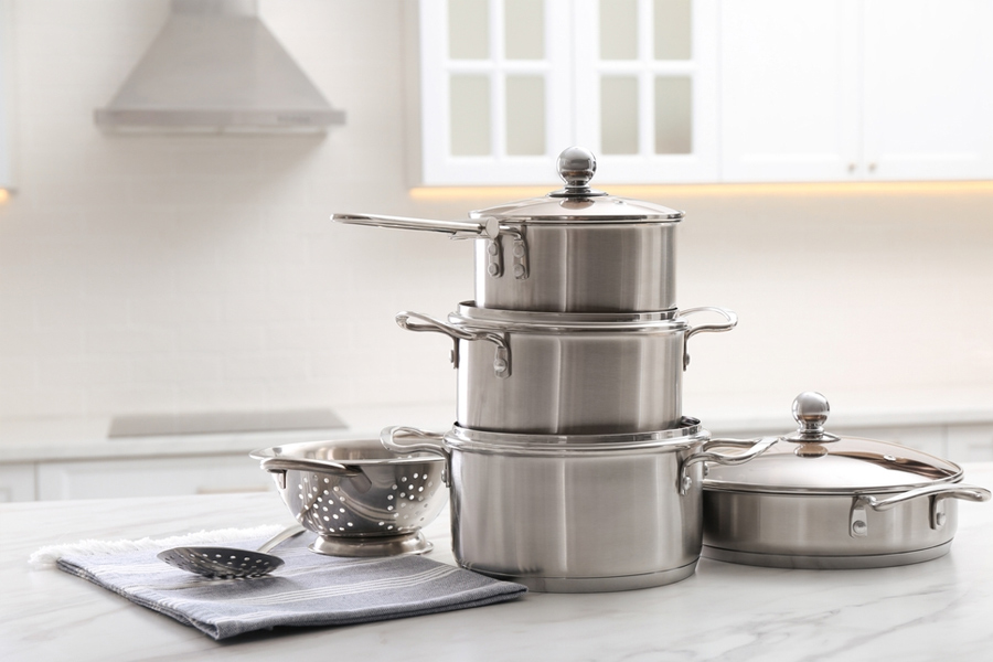 What is the secret to cooking with stainless steel