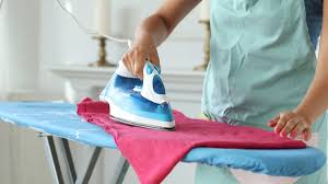 cotton clothes ironing