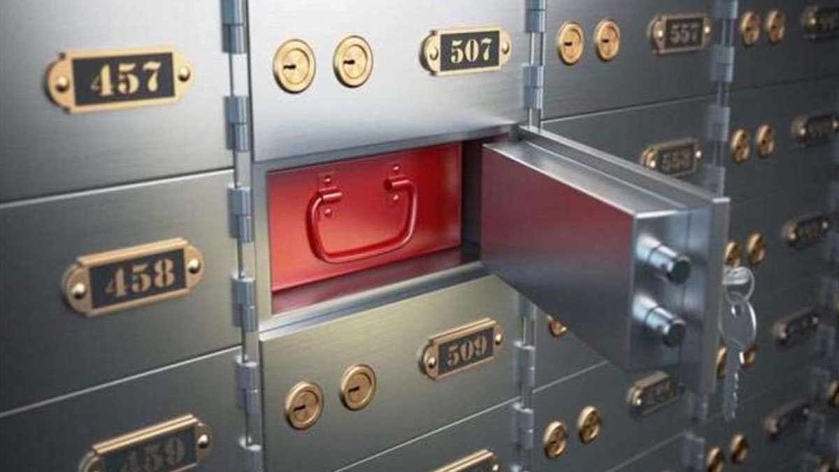 how much gold can keep in bank locker