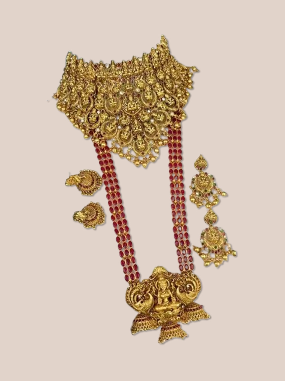 Long and choker necklace set