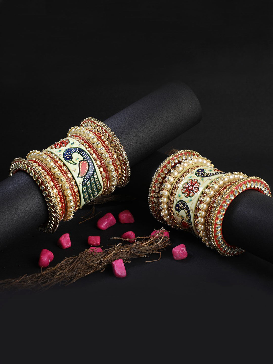 meenakari royal bangles designs