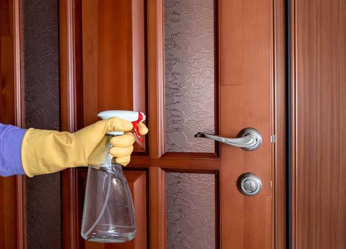Wooden door cleaning hacks