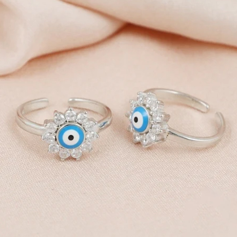 Evil eye toe ring (2)