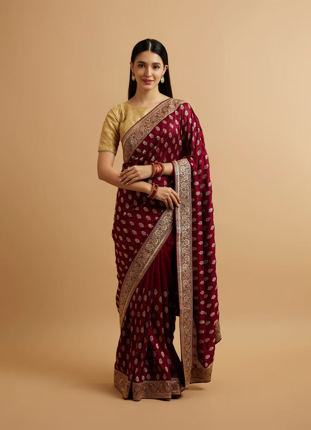 floral print saree designs (3)