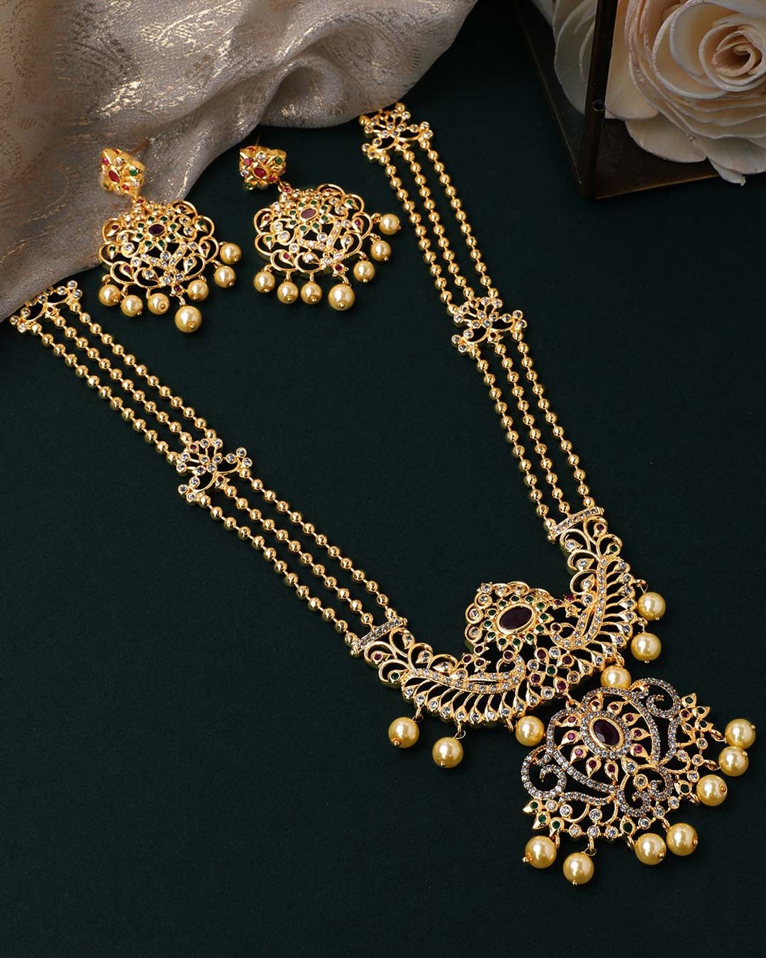 Long necklace set (4)