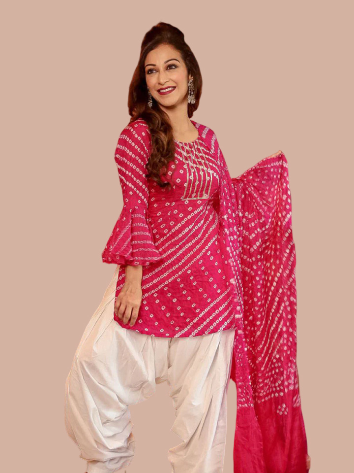Bandhani suit (3)