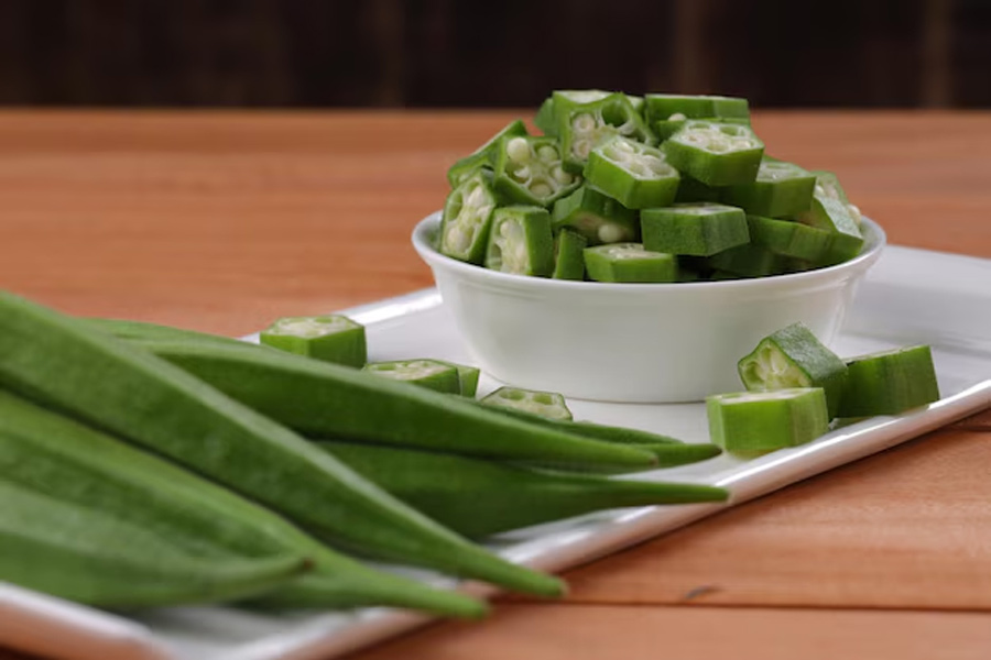 how to remove stickiness from bhindi