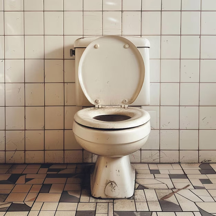 toilet cleaning with garlic