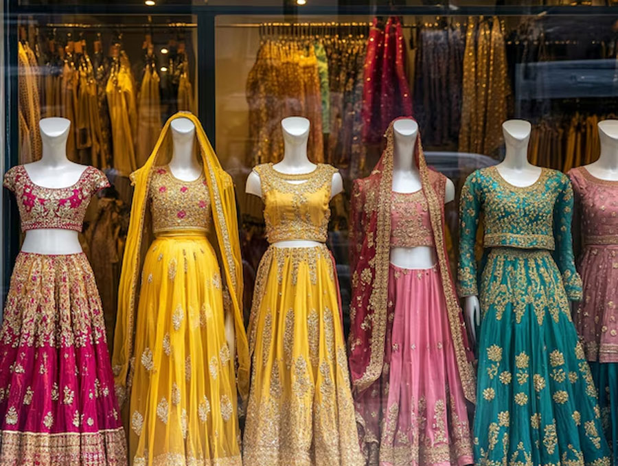 cheapest lehenga market in delhi
