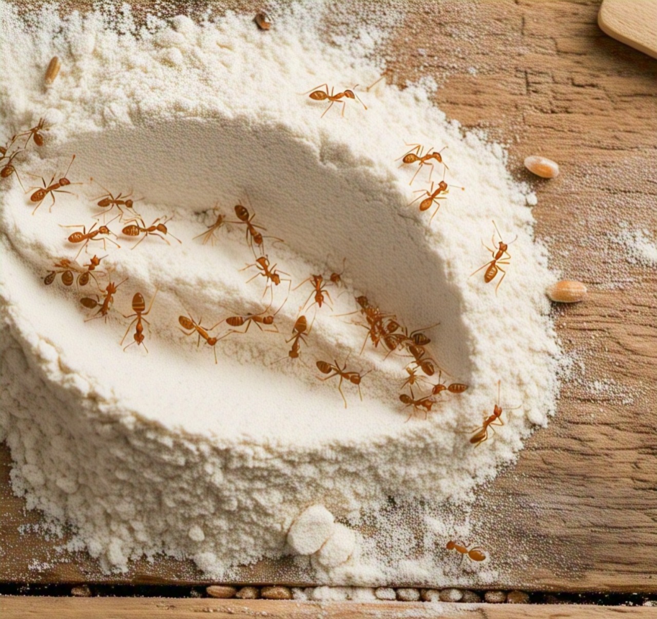 how to get rid of ant from flour