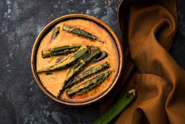gravy bhindi sabji recipe