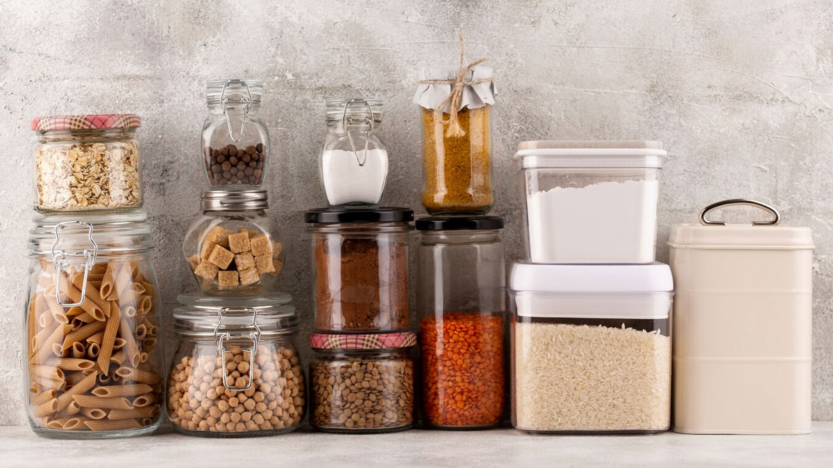 kitchen glass container