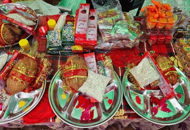 Mata Durga pujan samagri