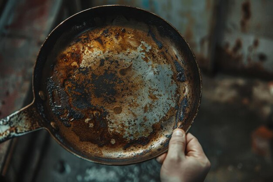 How to prevent rusting in cast iron