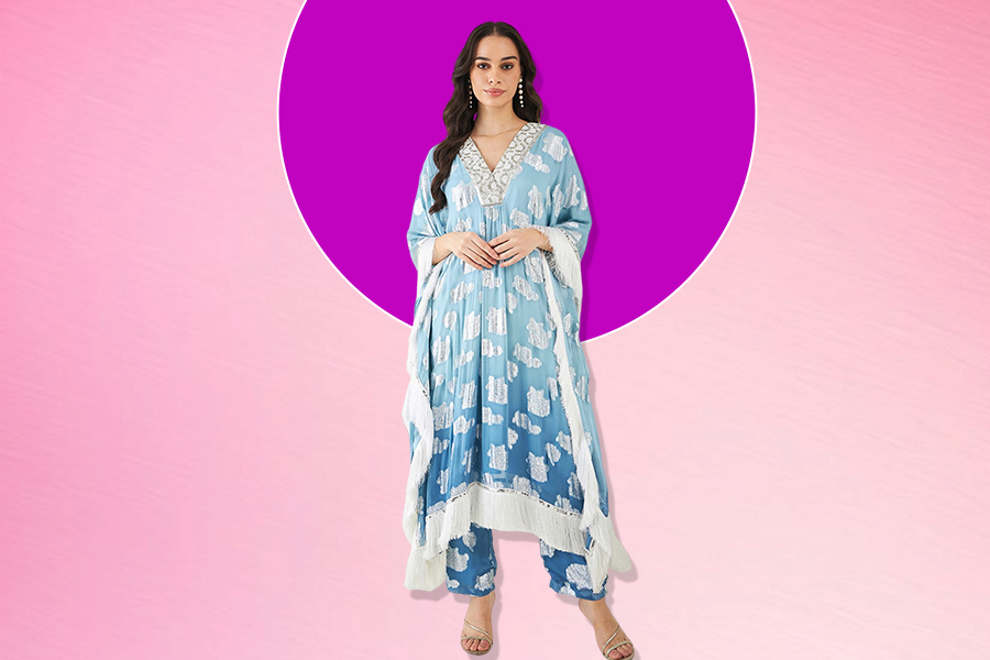 kaftan style kurti