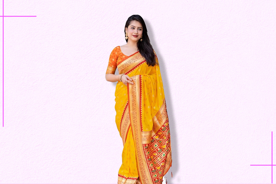 shiffon saree