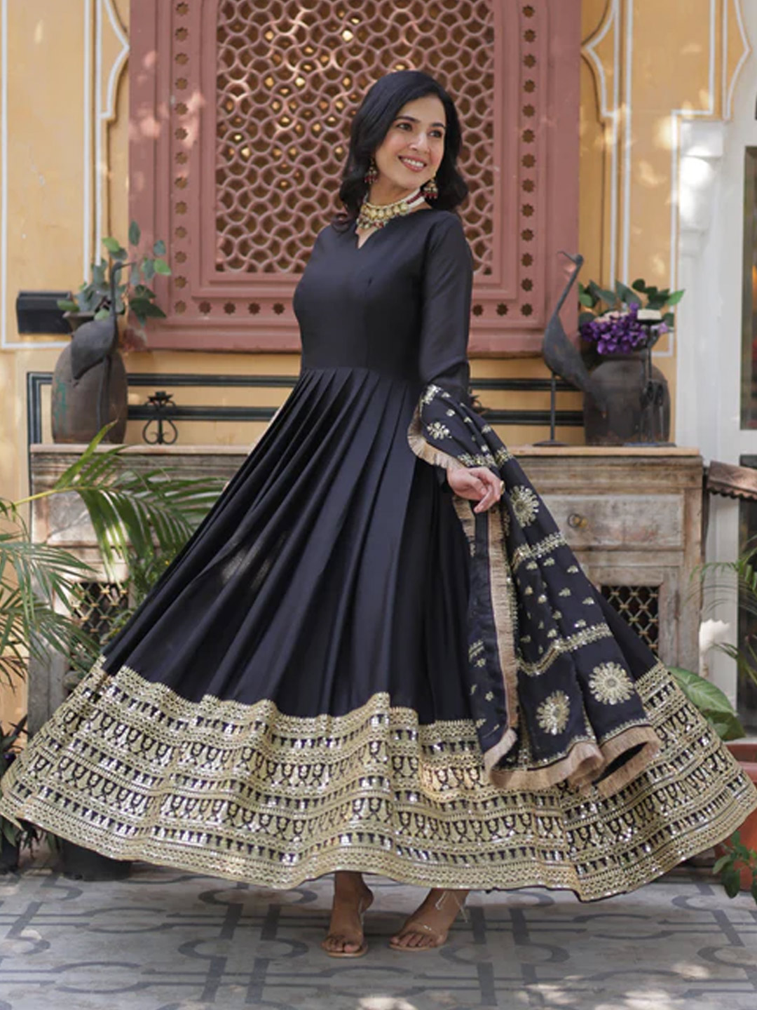 Anarkali suit style (2)
