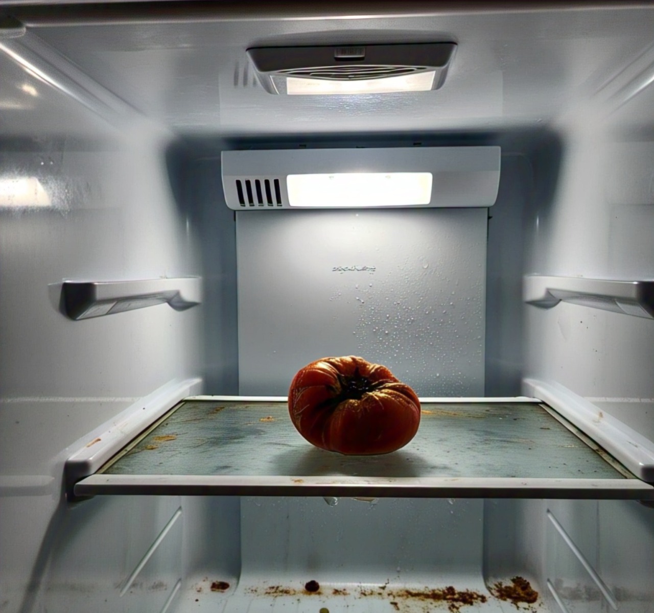 clean a smelly fridge