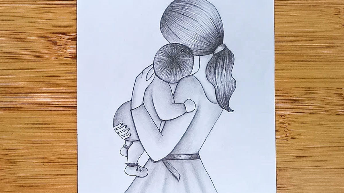 mothers day drawing easy