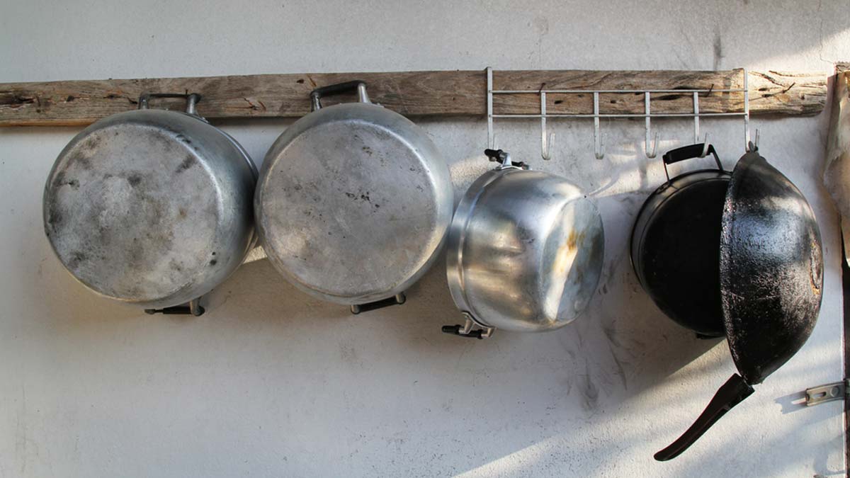 tomato peel use for clean utensils