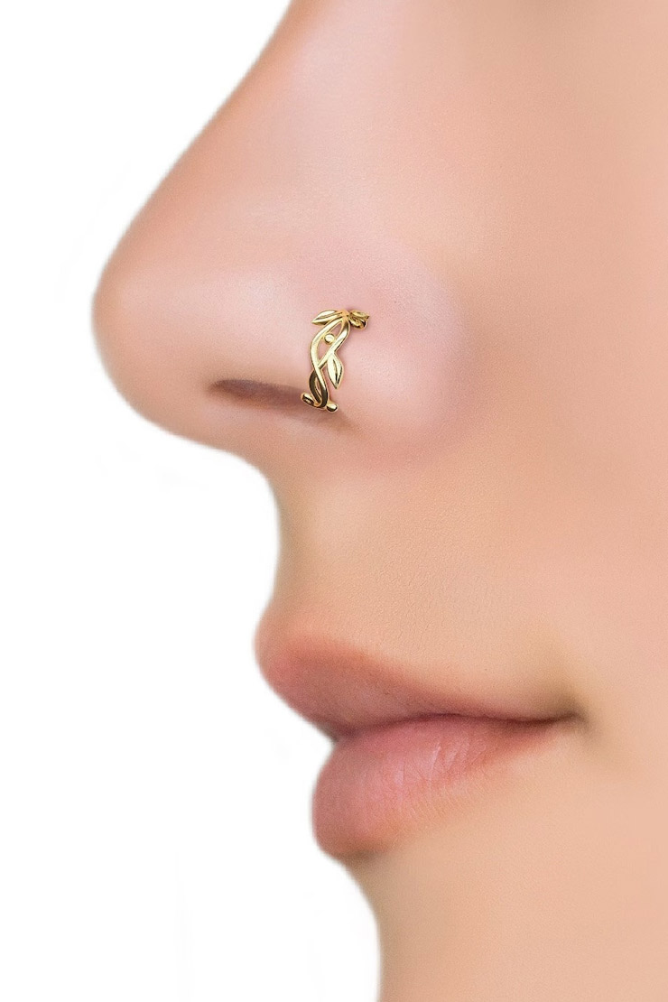 Twissted nose ring