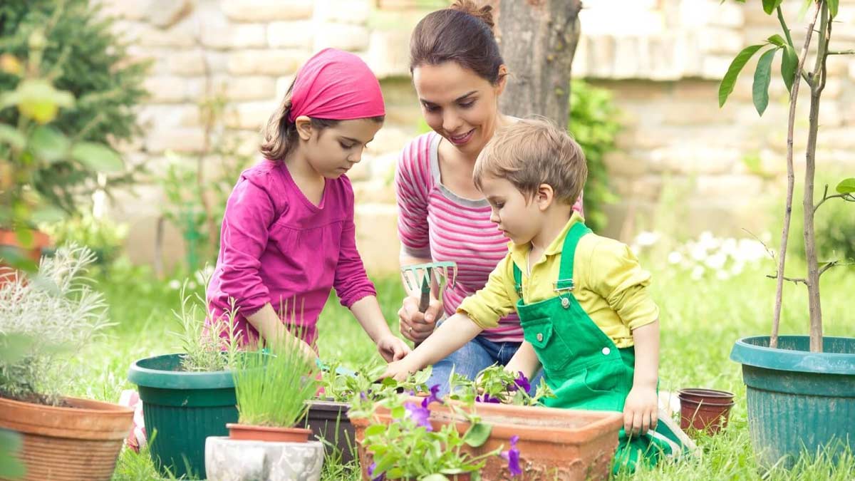 gardening with kids