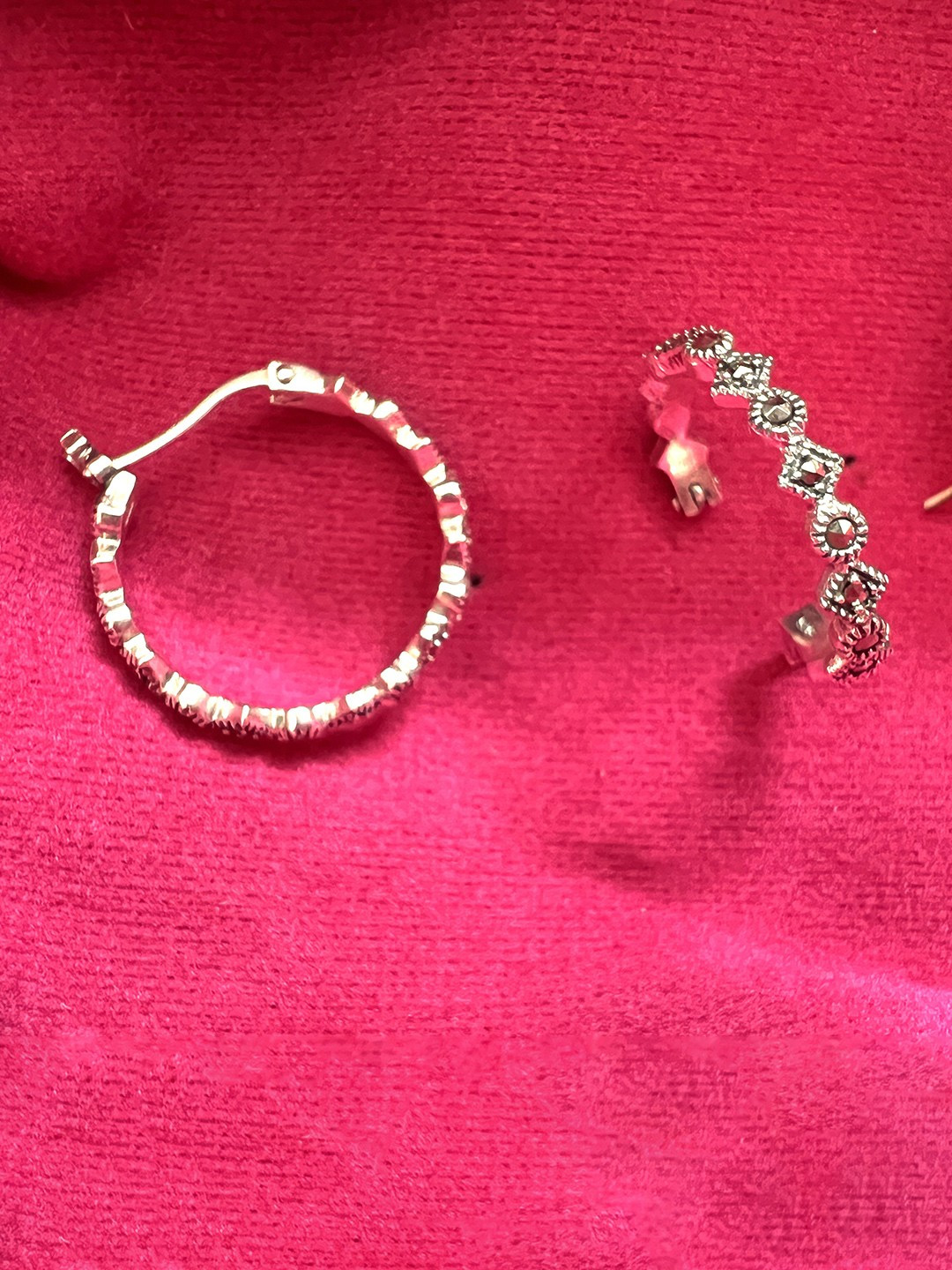 Twisted Design Hoops Earrings