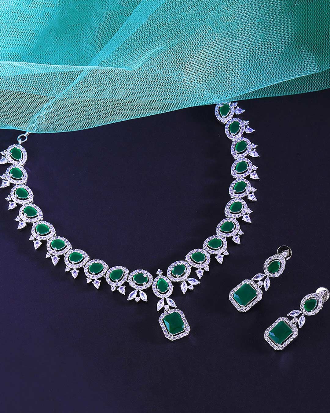 american diamond necklace sets (2)