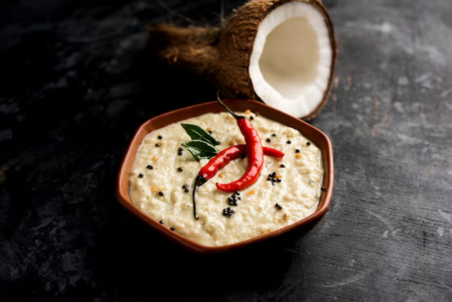 Coconut chutney ingredients