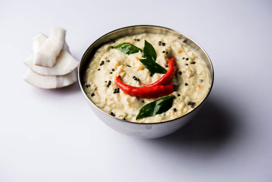Coconut chutney ingredients in hindi