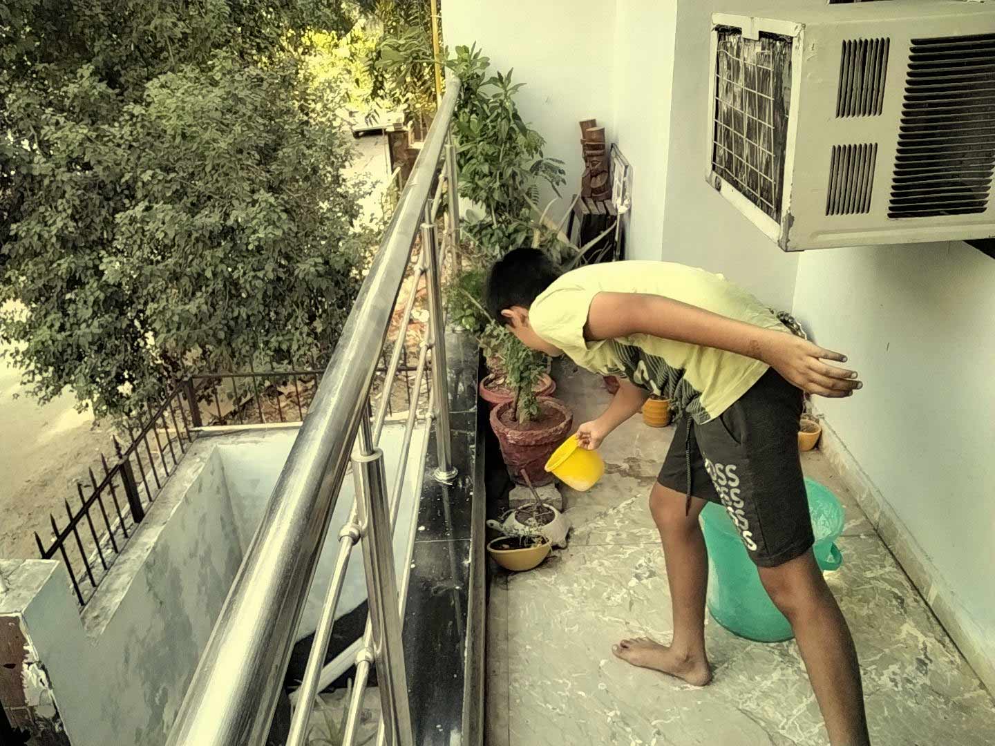 Recycle AC condensate