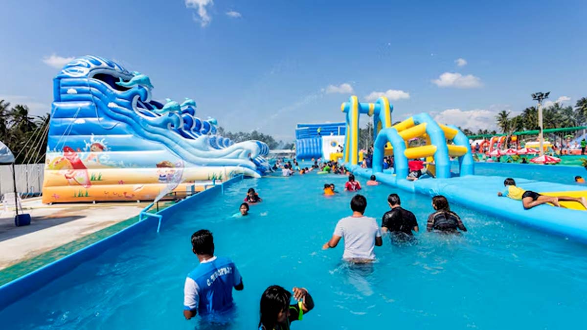 best water parks in chandigarh where you play in long water slide rain and dance333