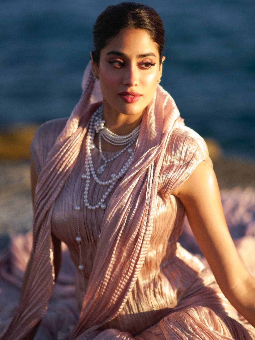 Cannes look janhvi kapoor