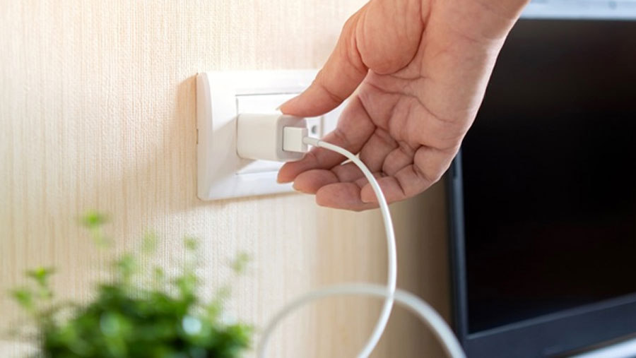 unplug charger after use,