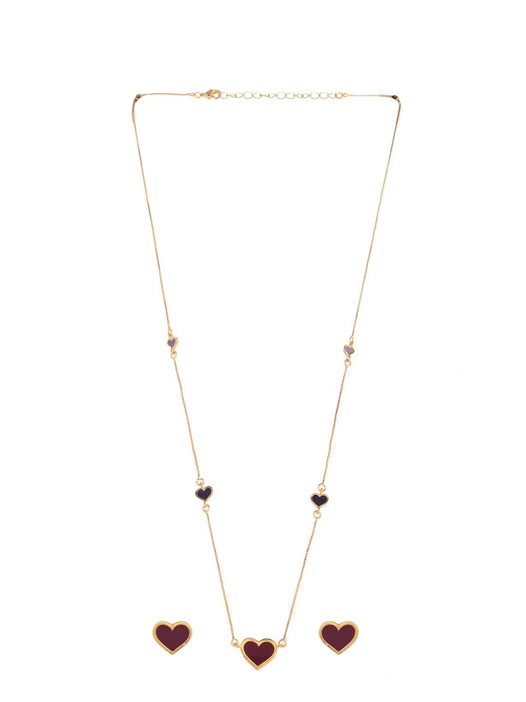 heart design pendent set