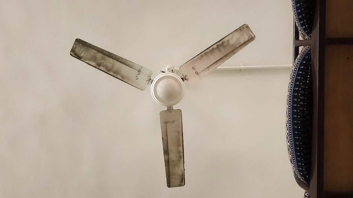 increase ceiling fan speed to clean blade to replace condenser