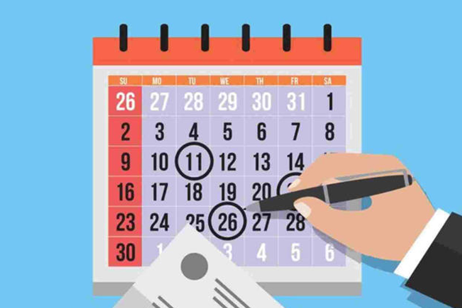 SSC Exam date schedule